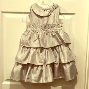 Gymboree Silver Girls Dress